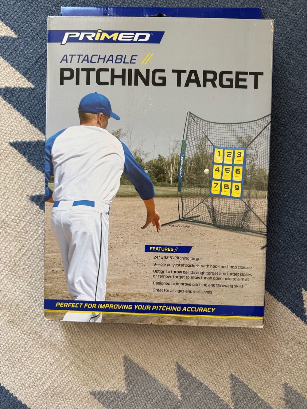 NIB, Primed Baseball attachable pitching target